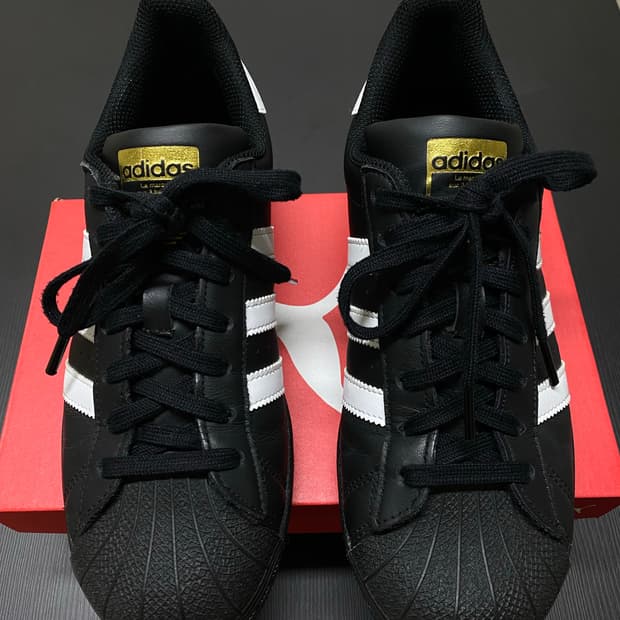 (250) 아디다스 슈퍼스타 코어블랙 화이트