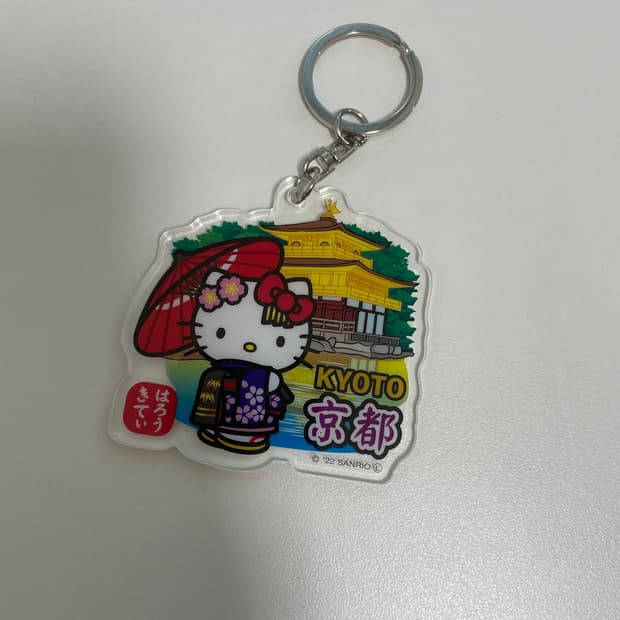 산리오 교토 키티 아크릴 키링
