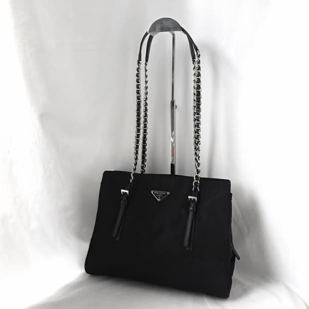[정품] 프라다 포코노 나일론 체인 숄더백