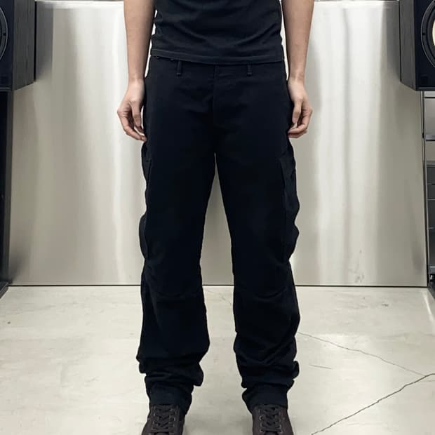 캐피탈 블랙 카고 팬츠