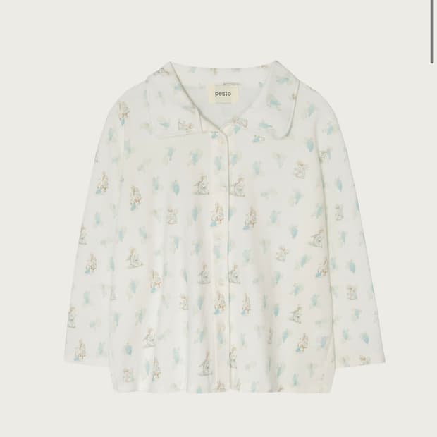 (택달린 새상품) Pesto Grape Angel Shirt
