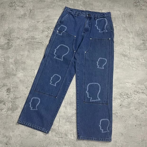 브레인데드 더블니 팬츠 34