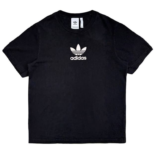 ADIDAS 파이어버드 로고티 블랙 XL