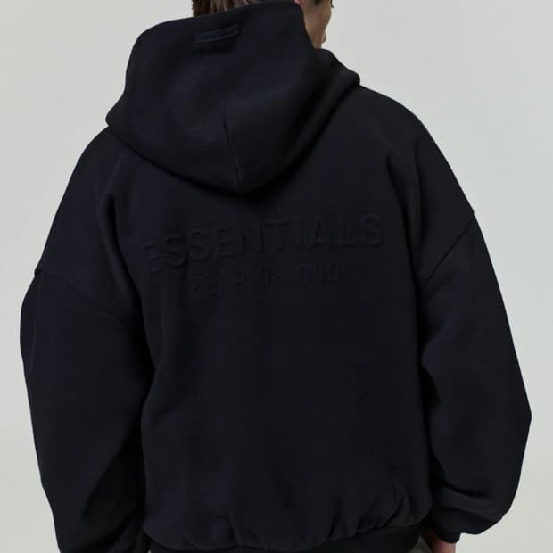 (새상품) 피어오브갓 에센셜 클래식 후드집업 L