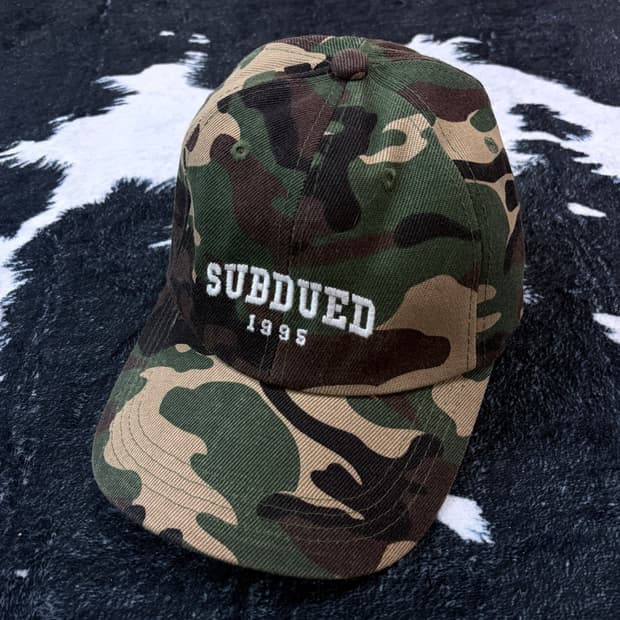 Subdued 섭듀드 카모 캡