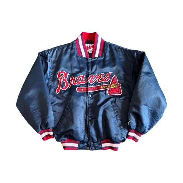 스타터 MLB 애틀랜타 브레이브스 나일론 스타디움 자켓
