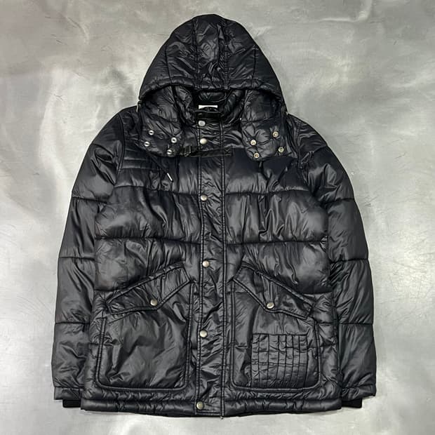  디젤 워크 후드 패딩 y14547