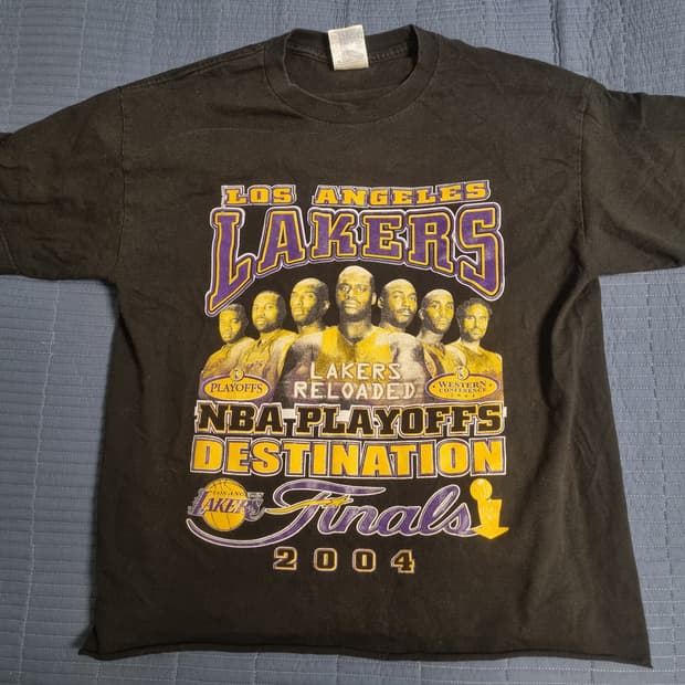 빈티지 2004 NBA 엘에이 레이커스 티셔츠