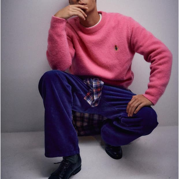 [헤리티지플로스]CREST WASHED CORDUROY PANTS(블루)