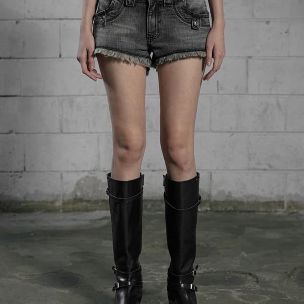 보헤미안서울 프론트 포켓 데님 쇼츠