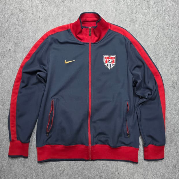 나이키 00s USA 트랙탑 져지 L