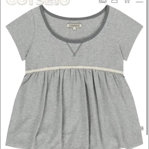 코이세이오 레이스 벌룬 티셔츠 2사이즈 