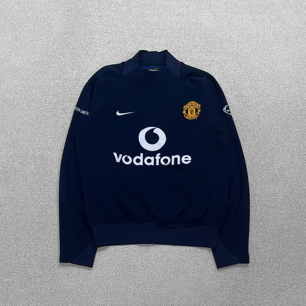 나이키 05-06 맨체스터유나이티드 보다폰 써멀탑 져지 네이비