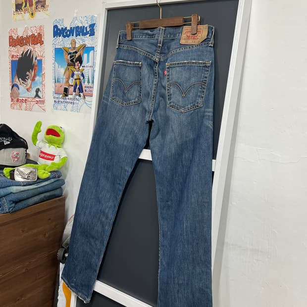 00s Levis 리바이스 501 버튼플라이 스트레이트 데님 팬츠