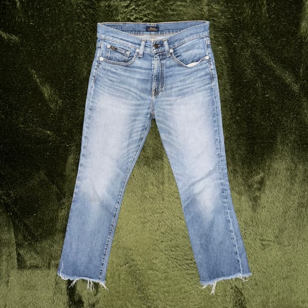 [28] 폴로 랄프로렌 재팬 컷 오프 빈티지 워싱 데님 팬츠