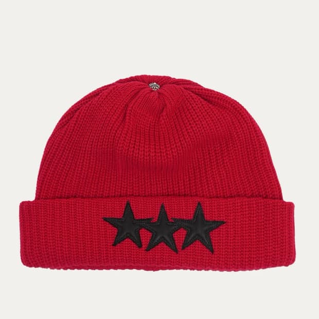 [OS] 크롬하츠 슬러지 캐시미어 비니 레드