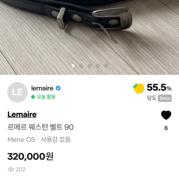 르메르 웨스턴 벨트