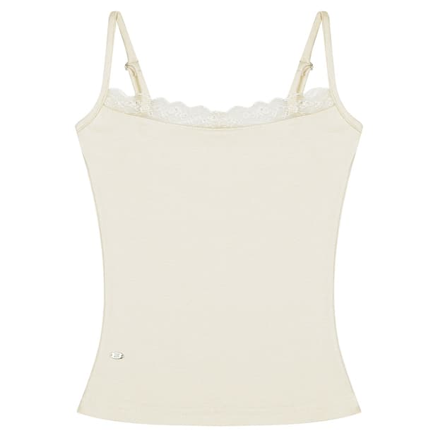 배송지 변경) 페일제이드 Rachel Lace Tank 핑크, 바닐라