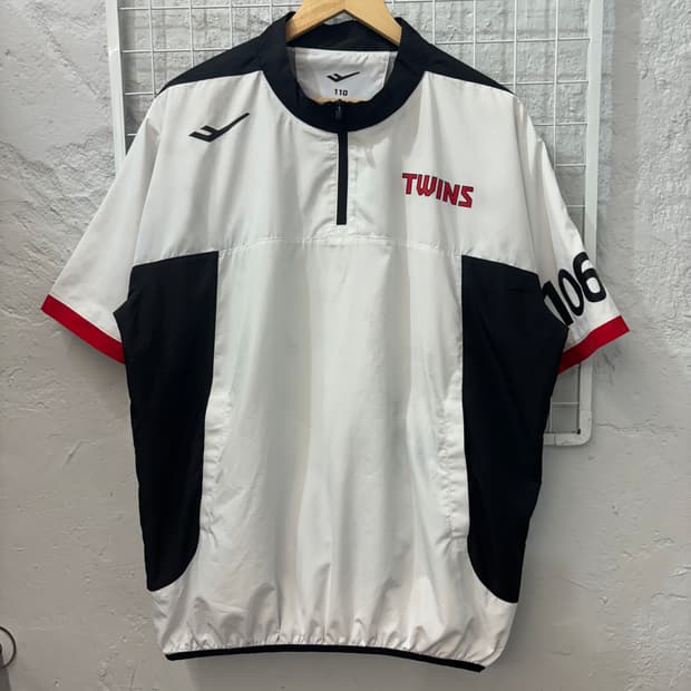 KBO 프로스펙스 LG트윈스 어센틱 반팔 바람막이 자켓 2XL