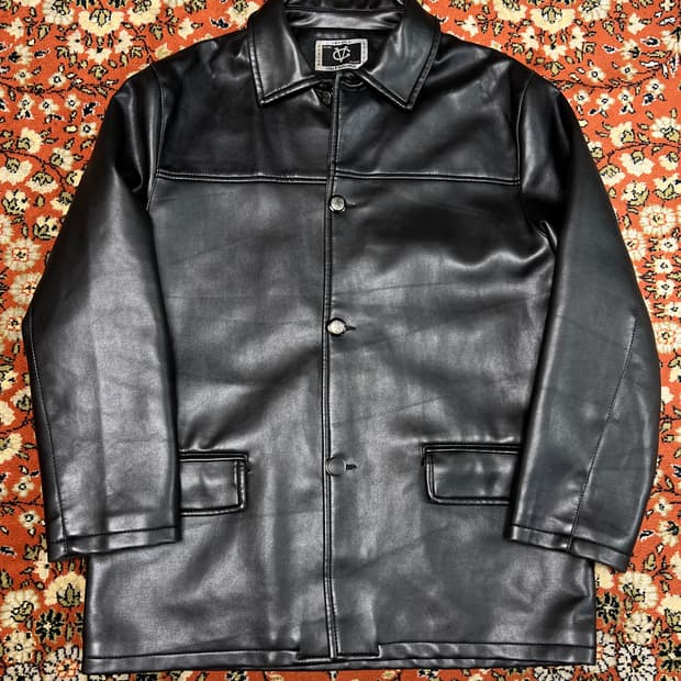 [XL] 엠포리오 빈티지 램스킨 카코트 가죽자켓