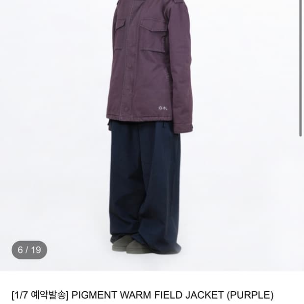pigment warm field jacket (삽니다)