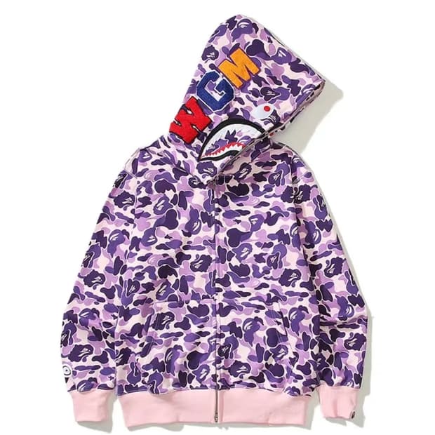 베이프 샤크후드 퍼플 xl 새상품