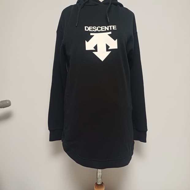 데상트 여성 롱 풀오버 후드 티셔츠 (85/S)