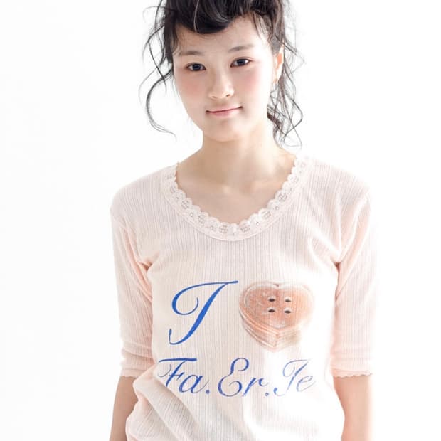 샵페어리 lace T-shirt (pink)
