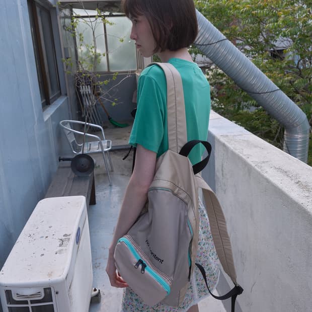 노컨텐츠 백팩 베이지