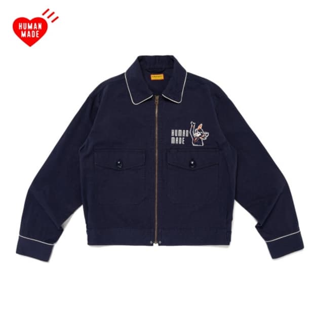 휴먼메이드 드리즐러자켓 네이비 M