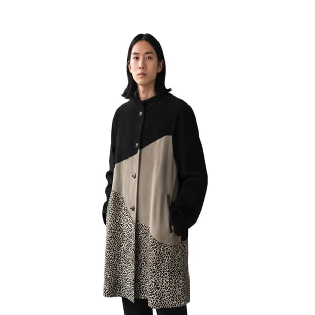 일본 파티나 / 피그 레더 스웨이드 미디자켓