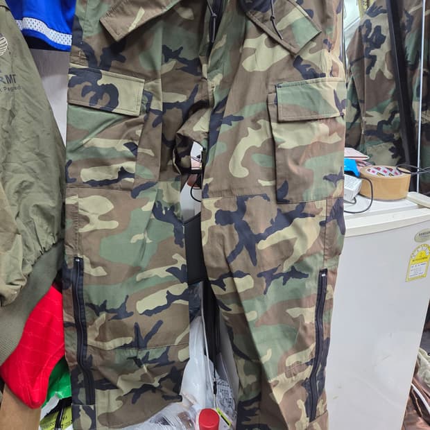 카모   밀리터리   카고   바지