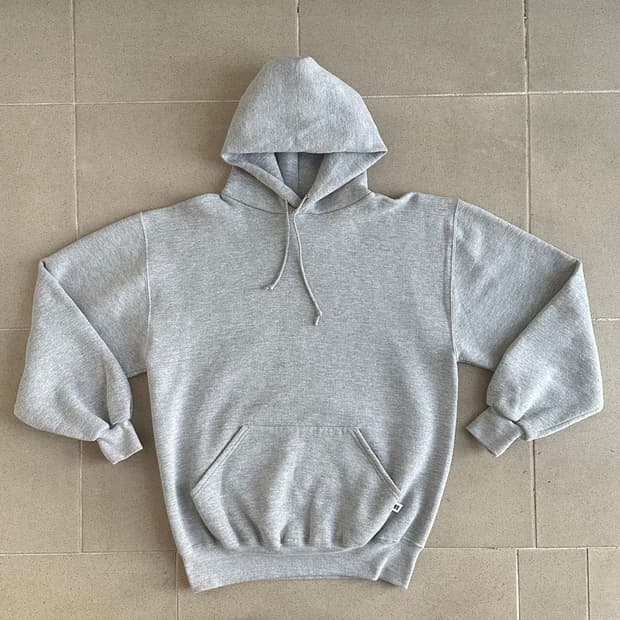 90s 빈티지 러셀 후드 그레이 L USA