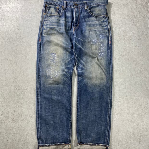 [36] Edwin 에드윈 루즈핏 셀비지 데님팬츠