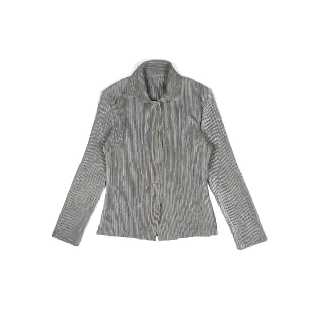 Frohlich pleated shirt jacket