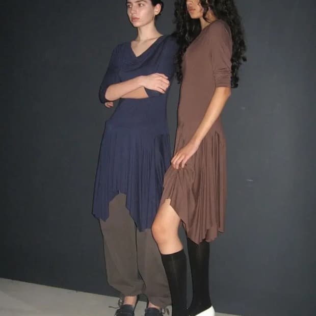 Partimento drape dress