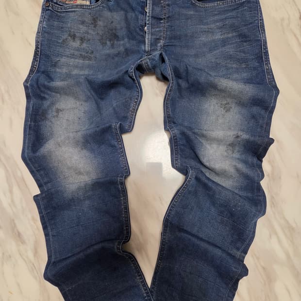 디젤 테파 오일워싱 데님팬츠