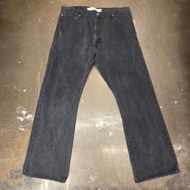 리바이스 Levis 517 부츠컷 블랙진 데님 팬츠