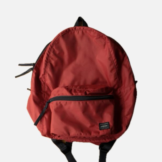PORTER 포터 ROUND DAYPACK RED