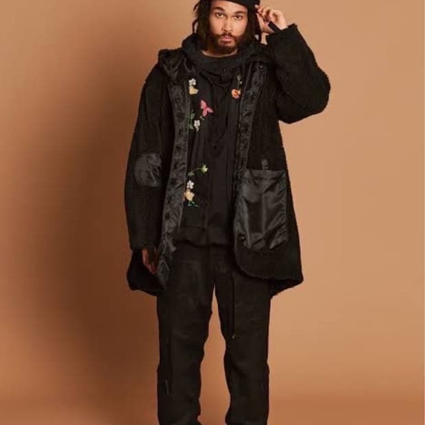 엔지니어드가먼츠 에어크루 울 팬츠 블랙 M