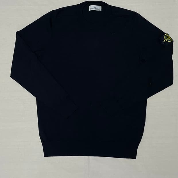 스톤아일랜드 울 니트 블랙 [M]