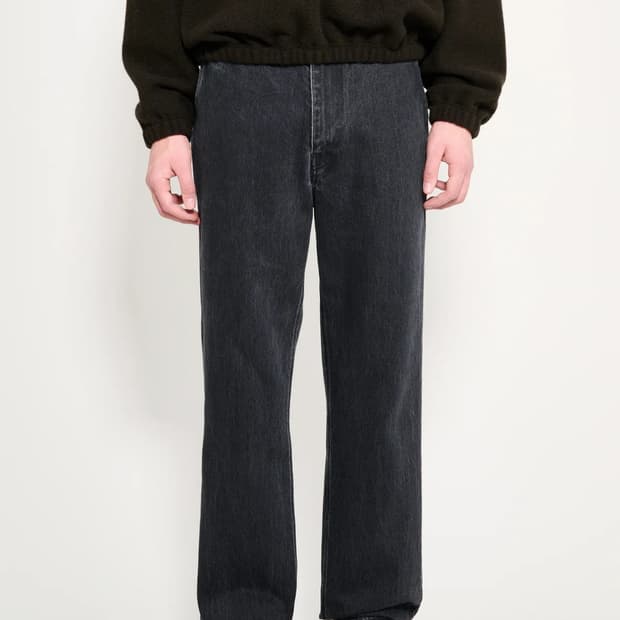 rier DENIM TROUSERS ANTHRACITE
