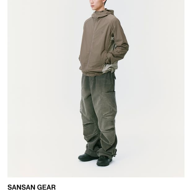 [4] 산산기어 알파 자켓 브라운