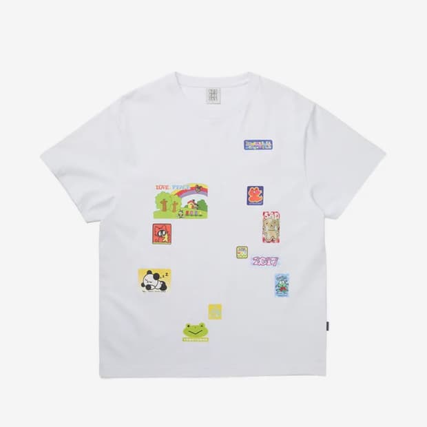 Y.E.S Dump Sticker Tee White