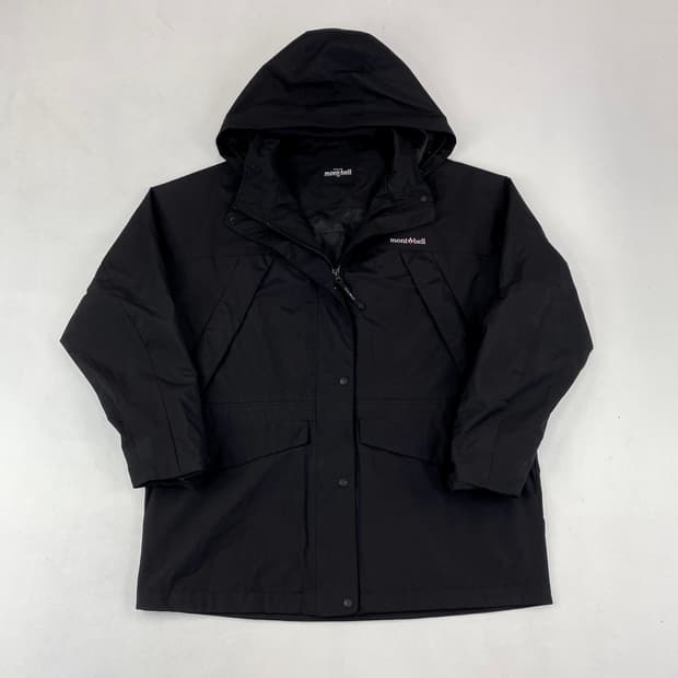 몽벨 고프코어 마운틴 블랙 바람막이 자켓 (105)