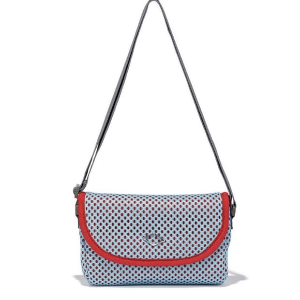 미스치프 쿠션 미니 크로스백 스카이블루