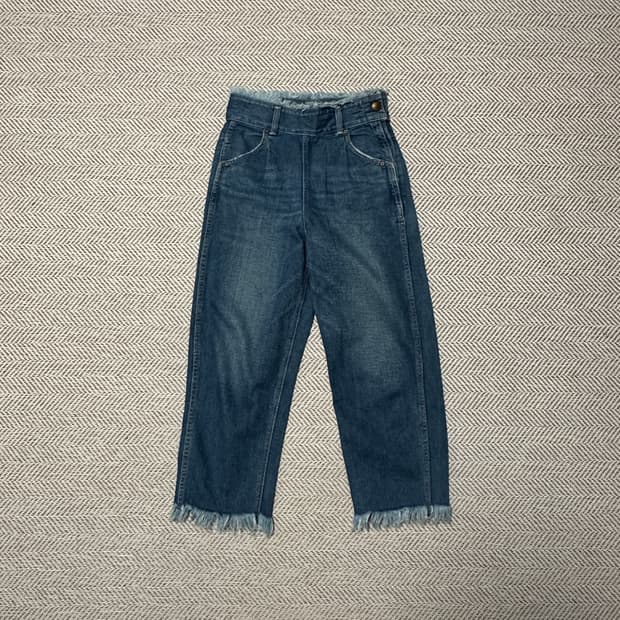 LEE X BEAMS woman denim work pants