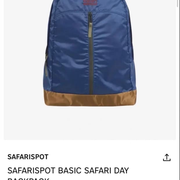 사파리스팟 베이직 사파리 데이 백팩 네이비