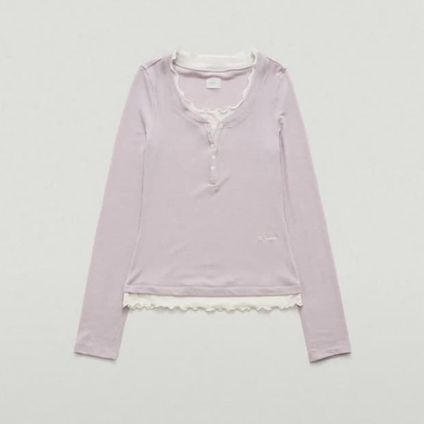 더바넷 슬림레이어드 티셔츠