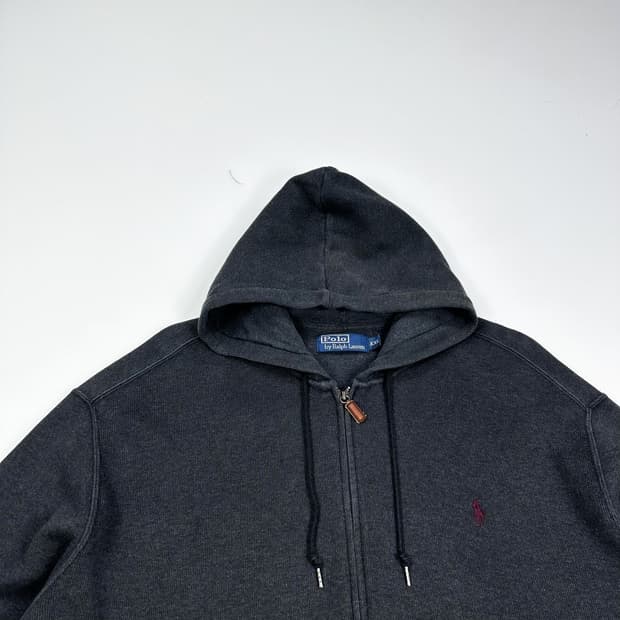 폴로 랄프로렌 포니 차콜 후드집업 (XXL)